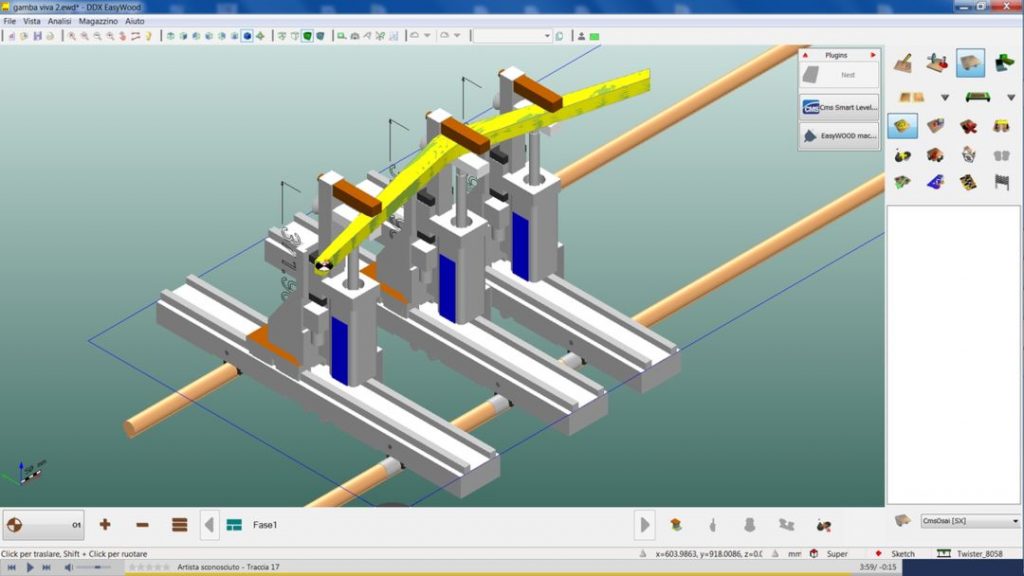 Simplified 5-axis programming, обрабатывающие центры SCM с ЧПУ для обработки столярных изделий из массива древесины balestrini twister